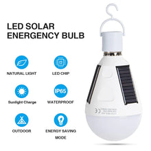 Rechargeable LED Bulb E27 12W Solar Lamp FLIXME WORLD