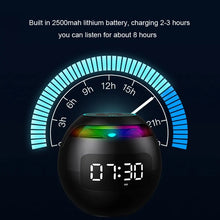 Mini LED Display Alarm Clock Bluetooth Speaker FLIXME WORLD