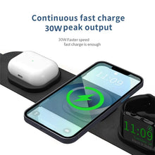 30W 3 In 1 Magnetic Wireless Charger Pad For iPhone FLIXME WORLD