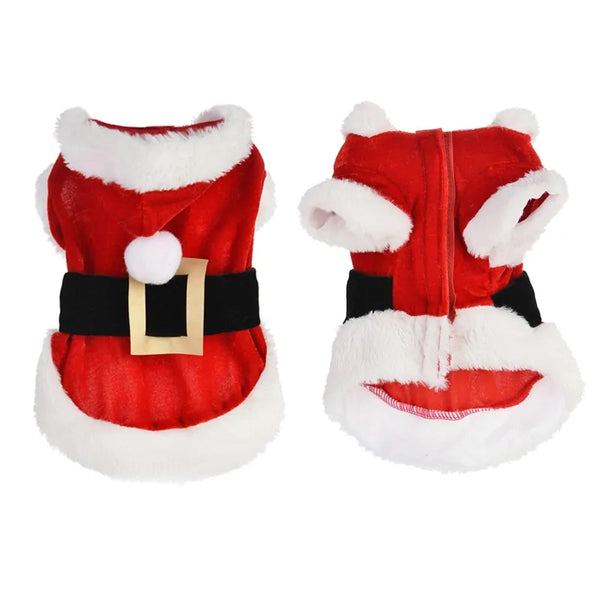 Santa Pet Outfit FLIXME WORLD