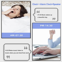 Mini LED Display Alarm Clock Bluetooth Speaker FLIXME WORLD