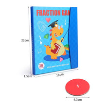 Children Magnetic Fraction Learning Math Toys