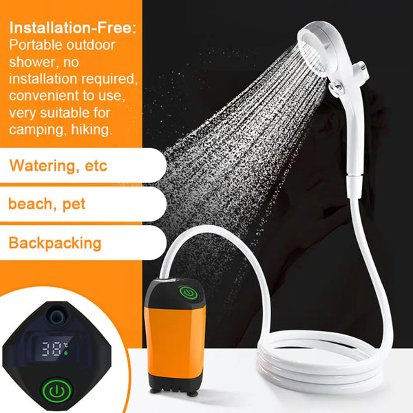 Portable Rechargeable Shower Set FLIXME WORLD